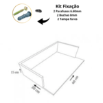 Suporte para Impressora Simples Trovarelli Em Mdf Branco