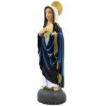 Sagrado Coração De Maria Luminária Vela 17.5cm - Enfeite Resina